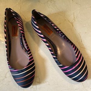 Missoni pink and black flats LIKE NEW!